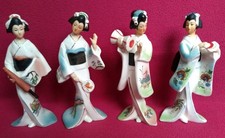 VINTAGE SET OF FOUR GEISHA