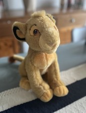Vintage Disney Store The Lion King Young Simba 13” Plush Soft Toy