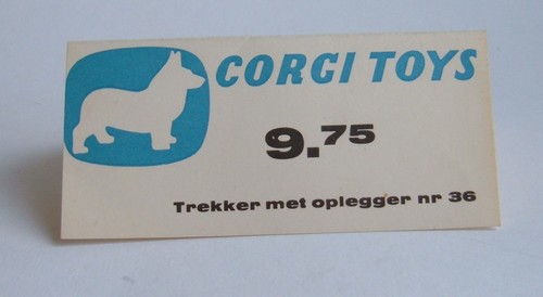 1960 dutch corgi toys - 1960's,