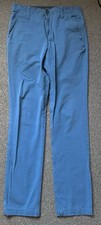 Levi’s Dockers Mens W30 L32 Chino Trousers Blue Slim Fit Straight Leg Stretch