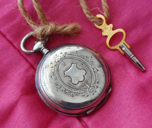 Antique silver key - antique, wind