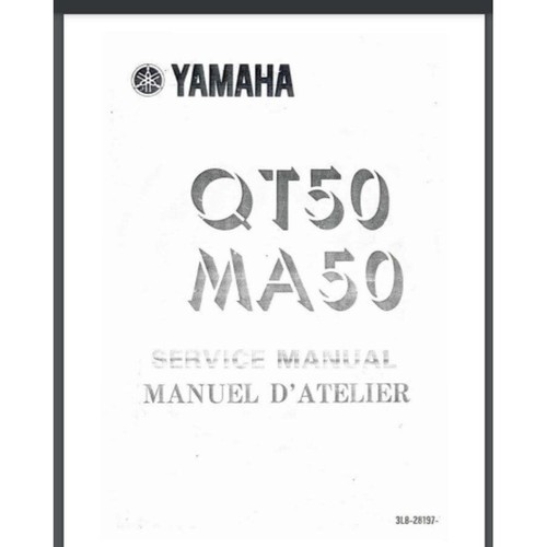 Yamaha moped qt50 ma50 service - moped,