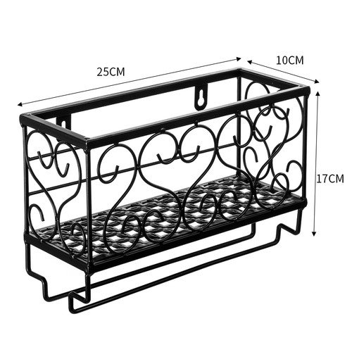 Wall mounted metal wine rack - metal,