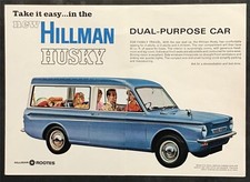 HILLMAN HUSKY Dual Purpose Car Sales Brochure 1967 #2002/H