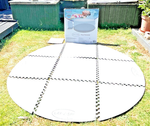 Round floor protector for lay - round,