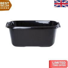 Elegant Casa 39cm Black Rectangular Bowl - Versatile Serveware for Any Table