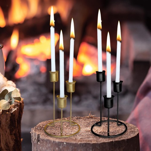 Taper candle holders - candle,