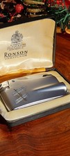 Gorgeous Ronson Varaflame Boxed Circa 1960 Works Great . AMAZING AND SLEEK