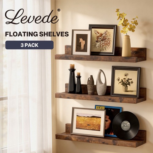 Levede rustic floating shelves - levede,