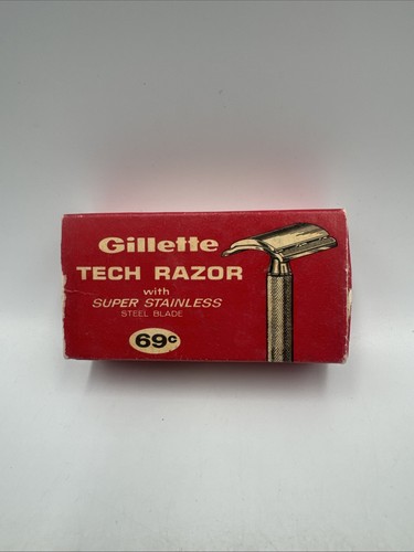 Vtg gillette tech razor - razor, with