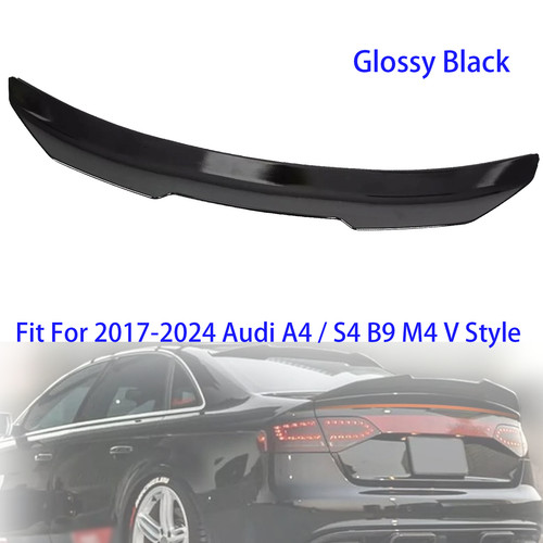Glossy black rear trunk - glossy,