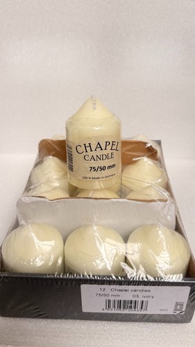 Church pillar candles - church,