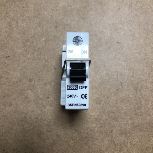 New wylex miniature circuit - b6,