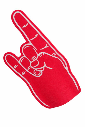 Rock hand foam - hand, devil