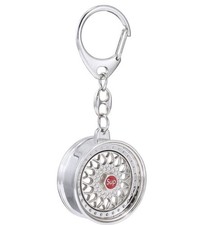 Supreme AW25 - SUPREME x BBS RS RIM KEYCHAIN KEYRING - Silver - Fast & Free 📦🚚