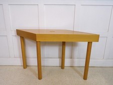 Vintage 90s Italian Tangram table by Massimo Morozzi for Cassina light beech