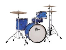 Gretsch Catalina Club 20" Drum Kit, Blue Satin Flame