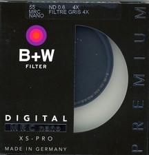 B+W 55mm XS-Pro MRC-Nano 802M XSP Solid Neutral Density 0.6 Filter (2-Stop) 
