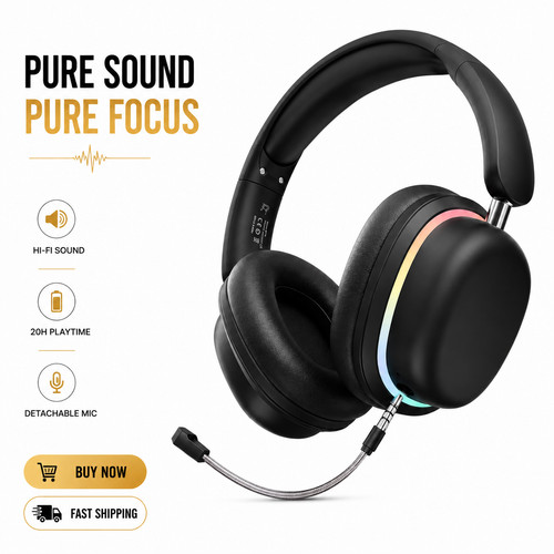 Wireless gaming headset - wireless,