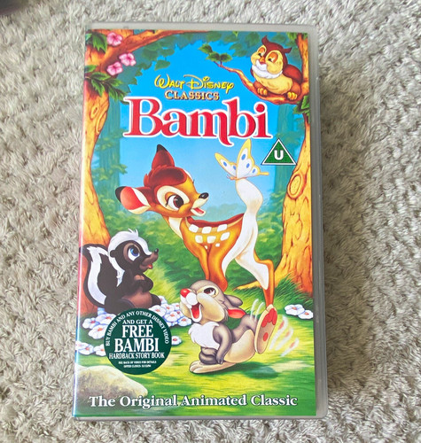 Walt disney bambi vhs tape - disney,