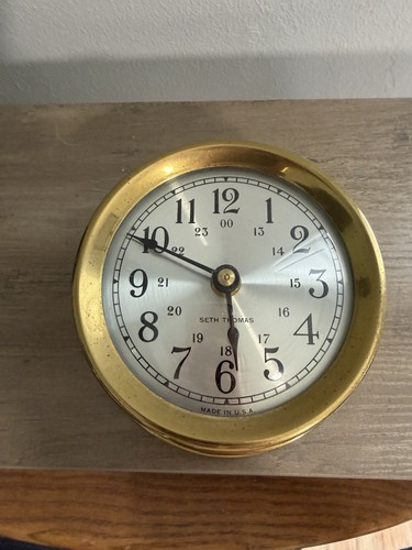 Vtg seth thomas seasprite - thomas,