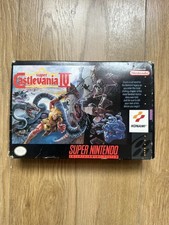 Super Castlevania IV boxed with manual SNES Super Nintendo