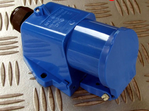 16a 230v surface mains inlet - 16a,