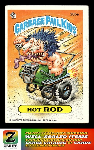1986 topps garbage pail - garbage,