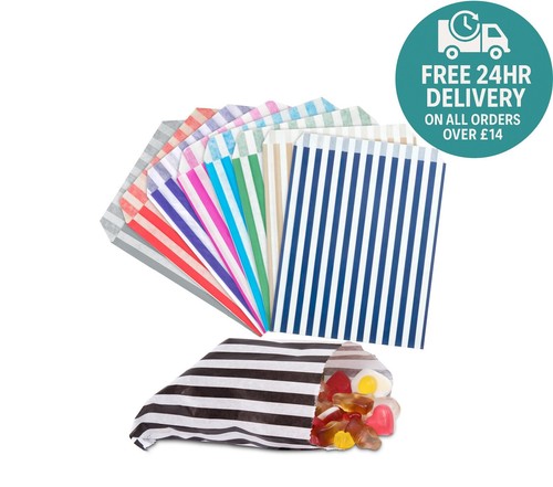 Paper sweet bags candy - sweet, stripe