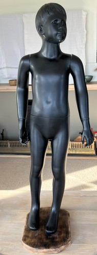 Vintage black mannequin - mannequin, dummy