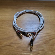 QED Qunex 2  Duel Balanced Low Level Signal RCA Interconnects - 1m Length - GWO
