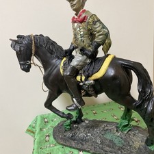 Antique: Cowboy On Horse: Life