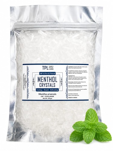 Menthol crystals mentha - menthol,
