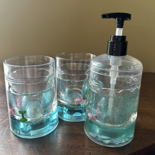 Vintage acrylic soap - vintage, dispenser