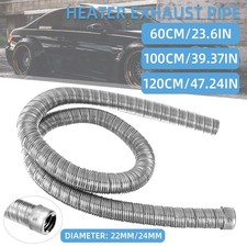 Dual Layer Heater Exhaust Pipe 22/24mm Stainless Steel For Webasto Eberspacher
