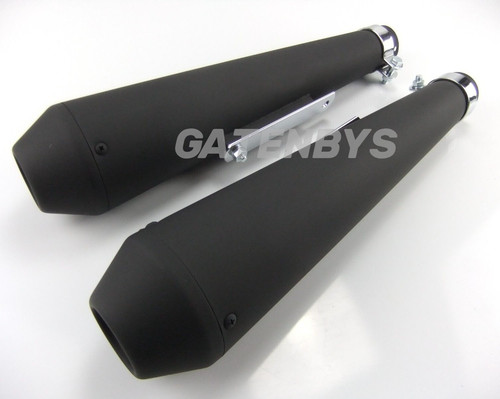 Motorcycle silencer exhaust - 2x,