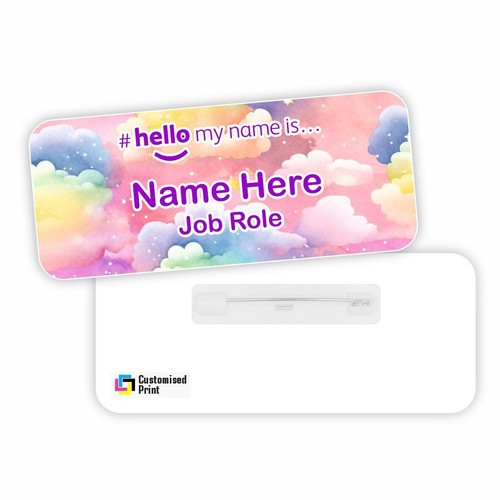 Hello name badge - badge, student