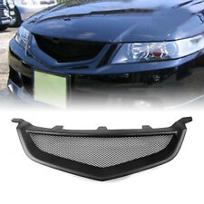 Fiberglass Front Bumper Grille For Honda Accord CL7 Euro R Acura TSX 2003-2005 w