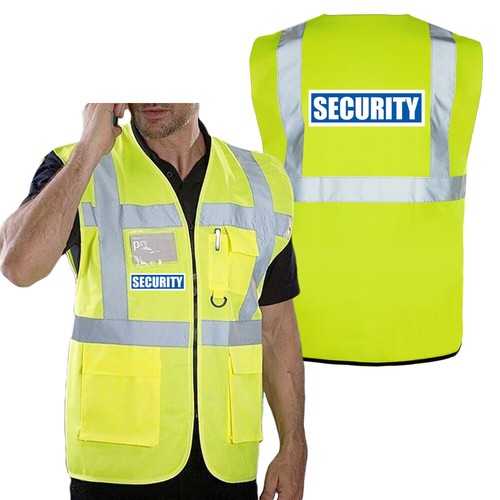 Security vis safety vest - security,