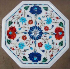 12 Inches Marble Coffee Table