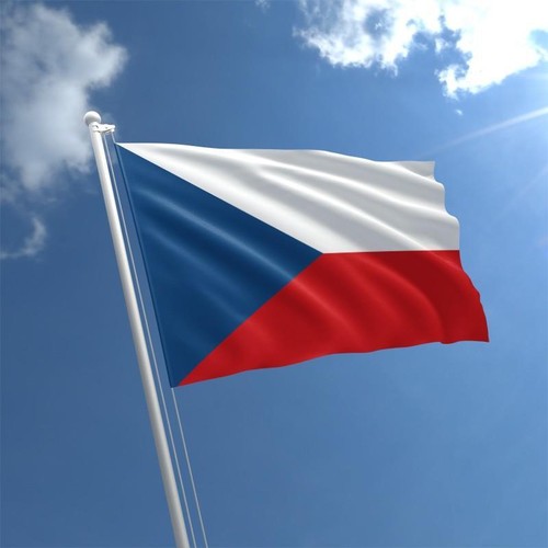 Large czech republic flag - large,