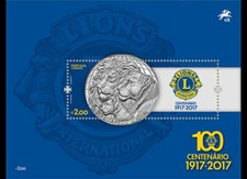 Portugal - "CENTENARY OF LIONS CLUB INTERNATIONAL" MNH MS 2017