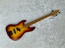 Electric Bass Guitar Greg Bennet GPJB-500 L/H/ SB Left Handed Sunburst 5 String