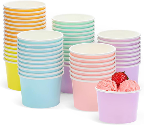 Paper ice cream cups x - ice,