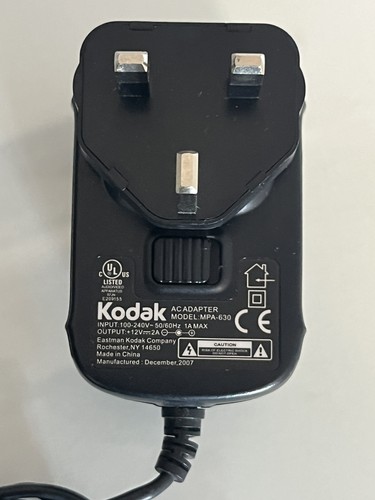 Genuine kodak mpa - 12v, 2a
