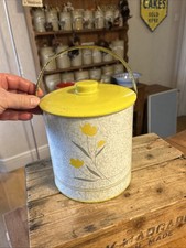 Vintage 1980's Yellow & Grey