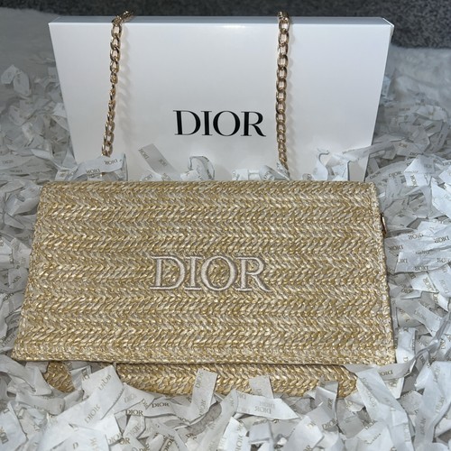 Christian dior raffia - raffia, woven