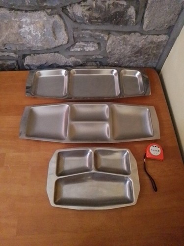 Stainless steel serving - 3,