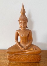 Wooden Thai Buddha Statue 35cm
