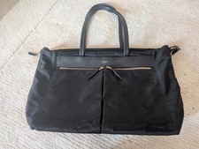 Knomo London Grosvenor Women's Laptop Tote Shoulder Bag Black
